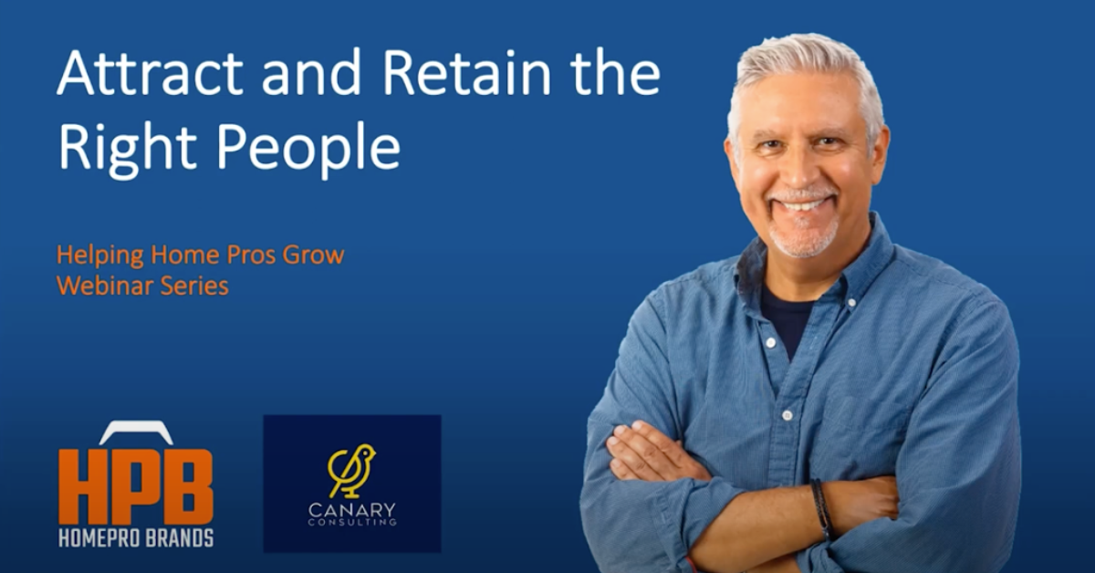Strategies To Attract And Retain The Right People – Webinar